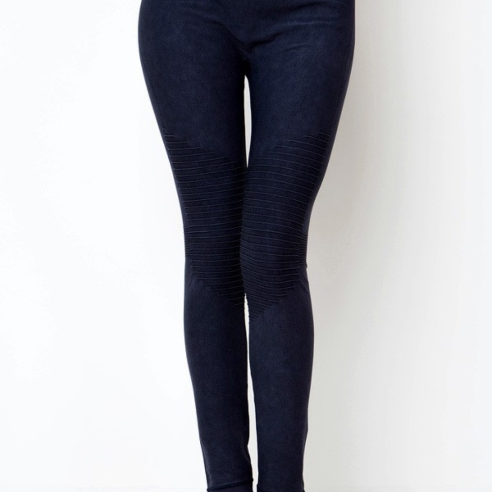 VINTAGE ACID WASHED MOTO LEGGING